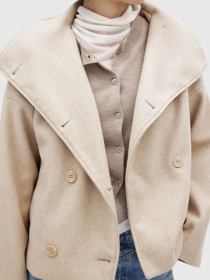 Patricia™ Classic Short Double-Breasted Coat