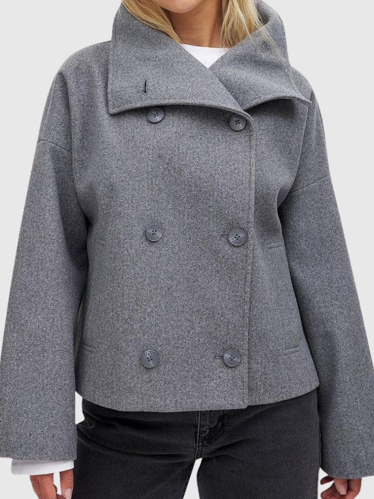 Patricia™ Classic Short Double-Breasted Coat