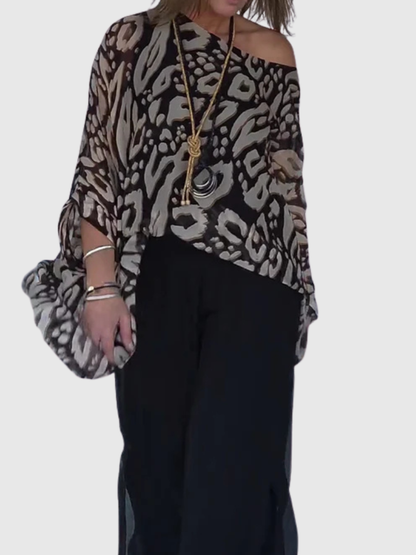 Monica™ Soft Cold-Shoulder Blouse