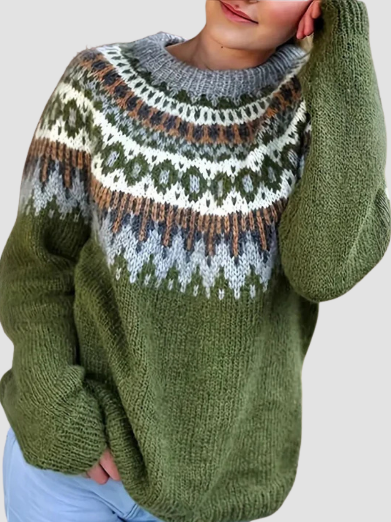 Charlotte™ Cozy Mohair Blend Knit Sweater