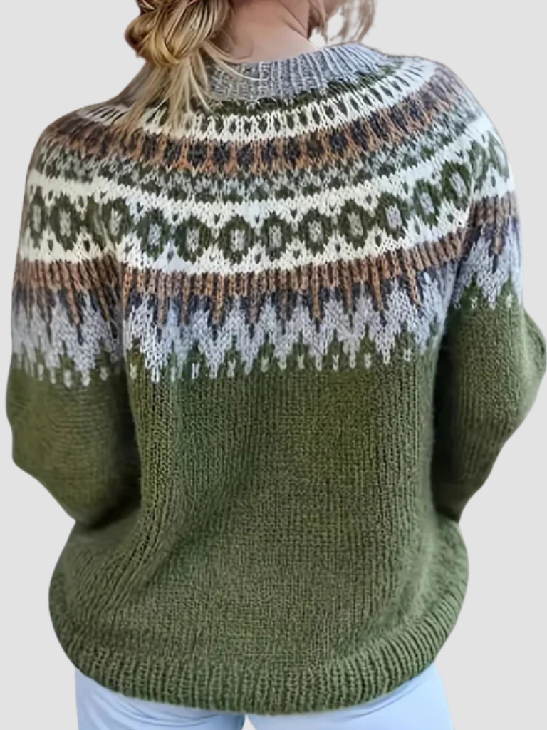 Charlotte™ Cozy Mohair Blend Knit Sweater