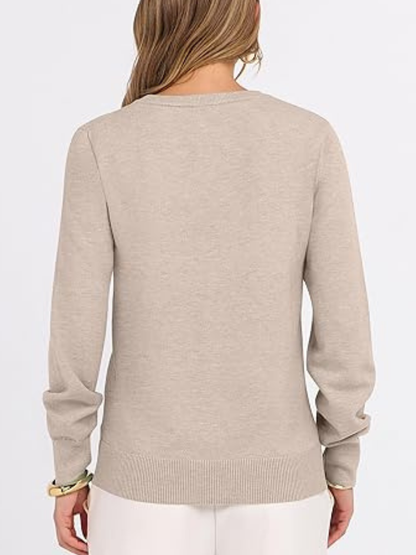 Audrey™ Cozy V-Neck Knit Sweater