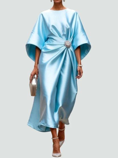 Camille™ Satin Beaded Dress