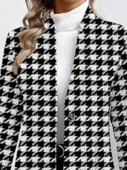 Rosalind™ Plaid Longline Coat