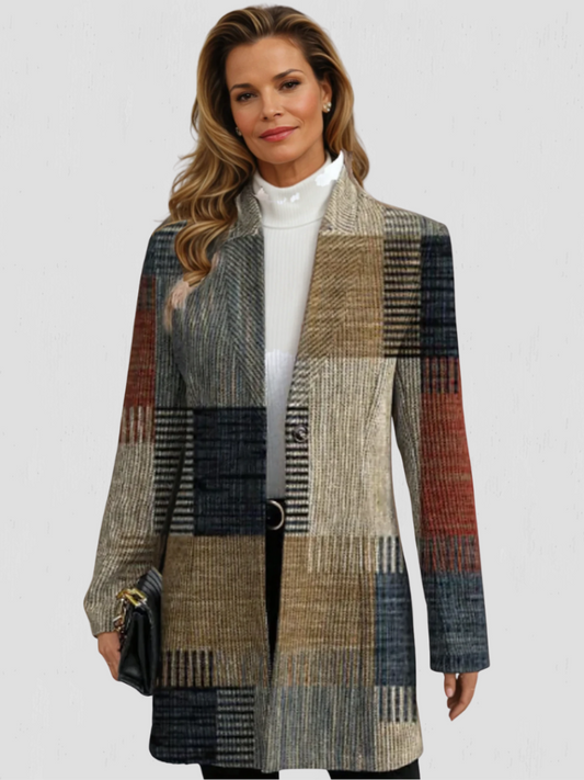 Rosalind™ Plaid Longline Coat