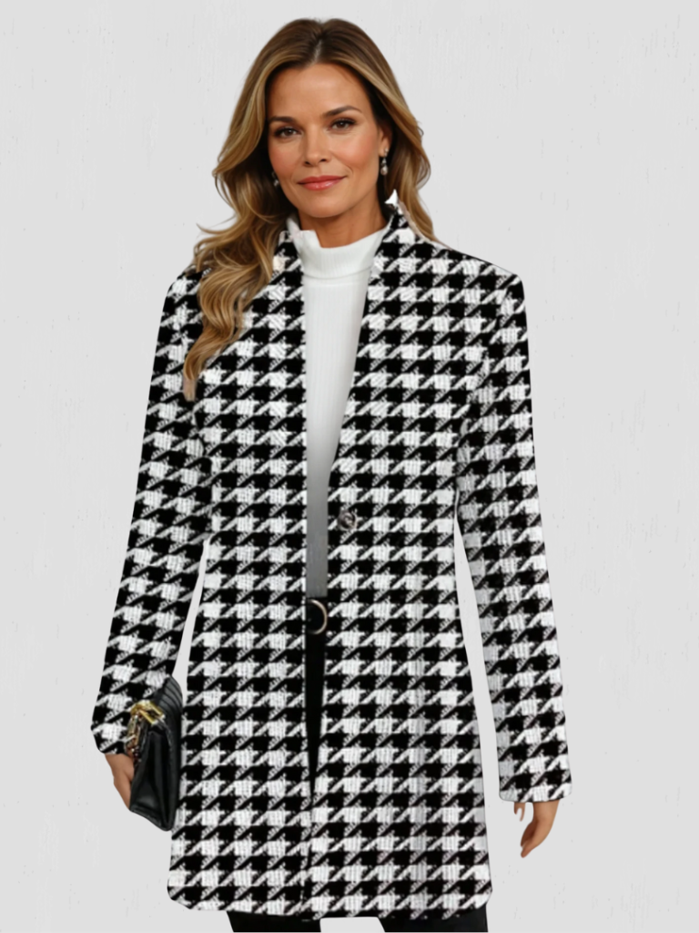 Rosalind™ Plaid Longline Coat