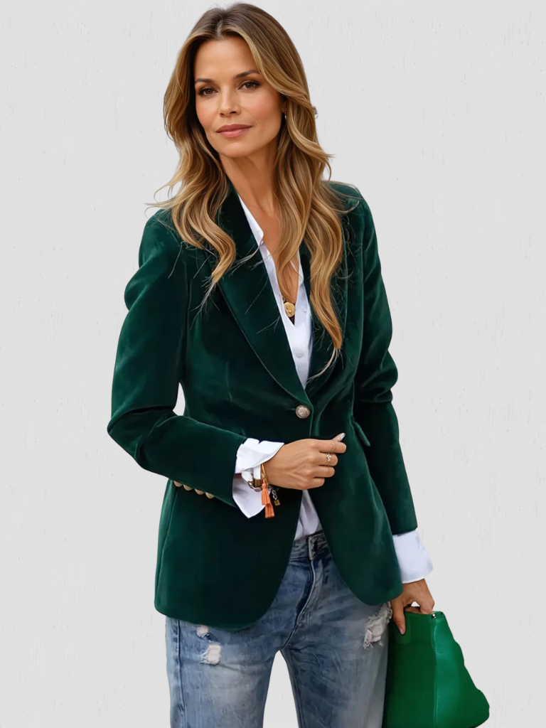 Vivian™ Velvet Touch Blazer