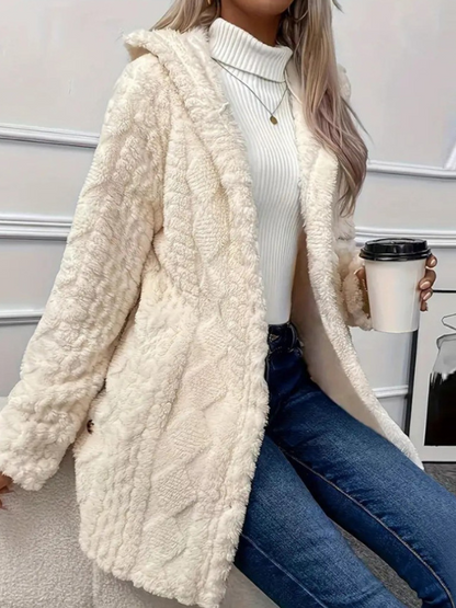 Deborah™ Cozy Hooded Cardigan Jacket
