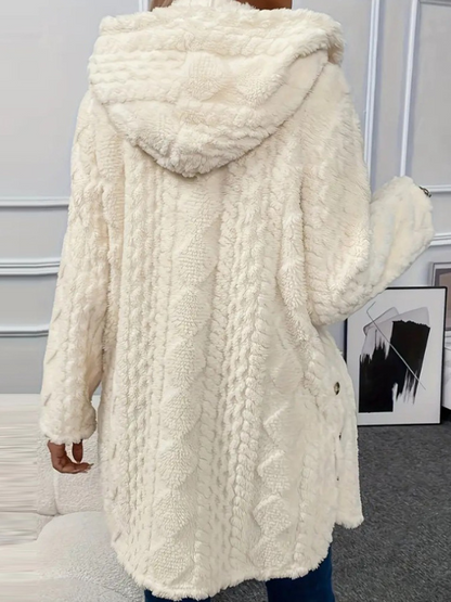 Deborah™ Cozy Hooded Cardigan Jacket
