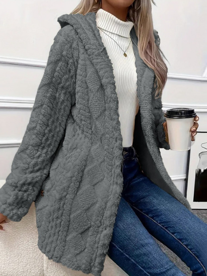 Deborah™ Cozy Hooded Cardigan Jacket