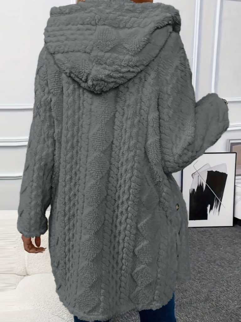 Deborah™ Cozy Hooded Cardigan Jacket