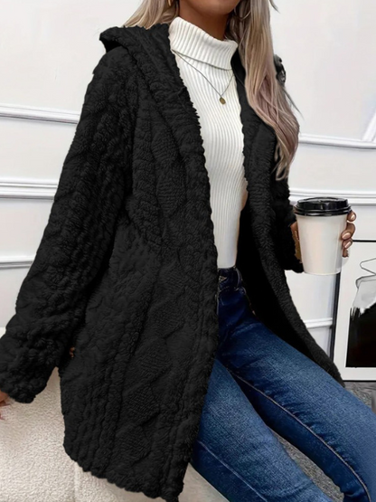 Deborah™ Cozy Hooded Cardigan Jacket