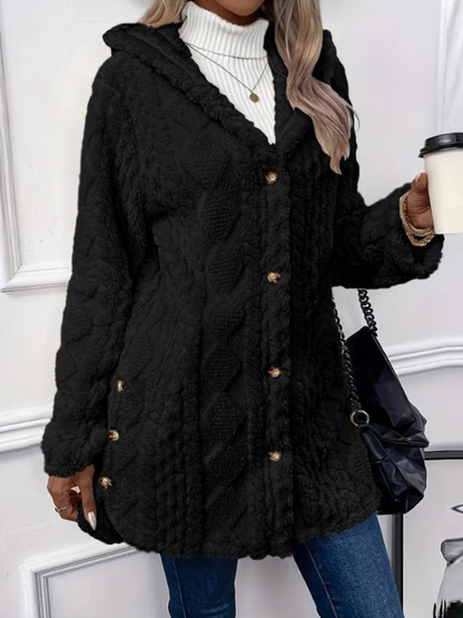 Deborah™ Cozy Hooded Cardigan Jacket