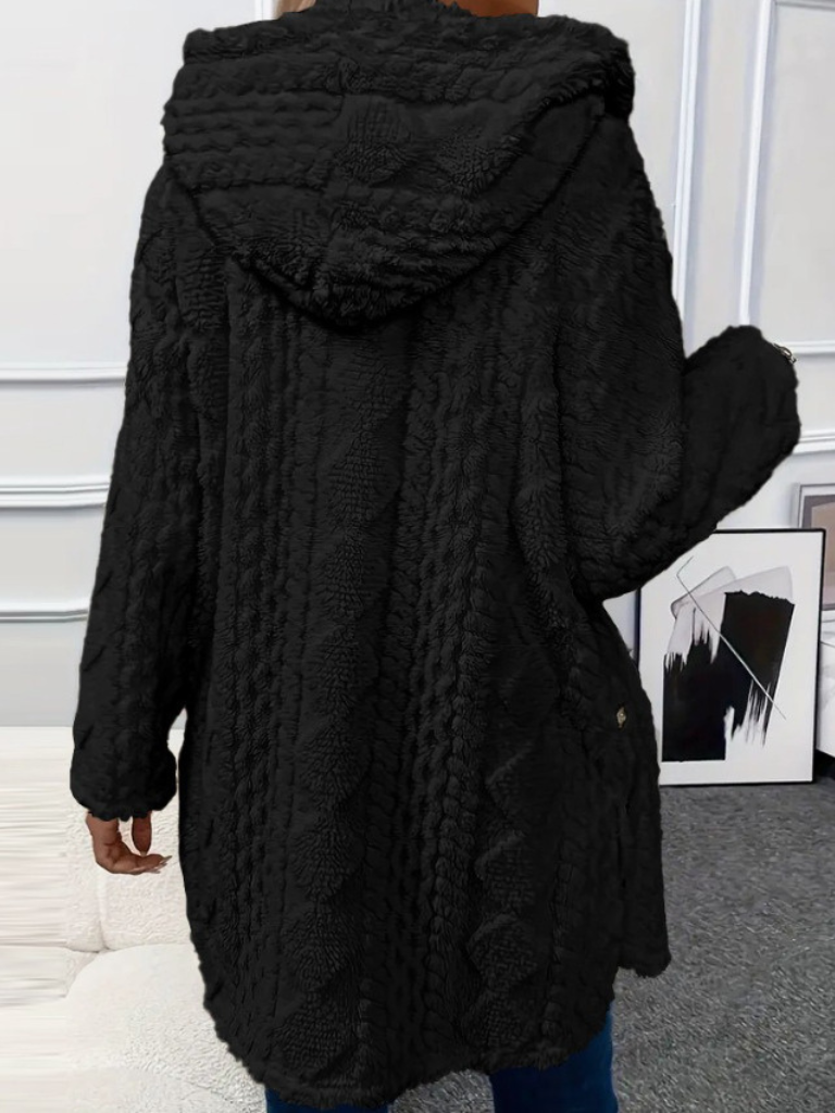 Deborah™ Cozy Hooded Cardigan Jacket