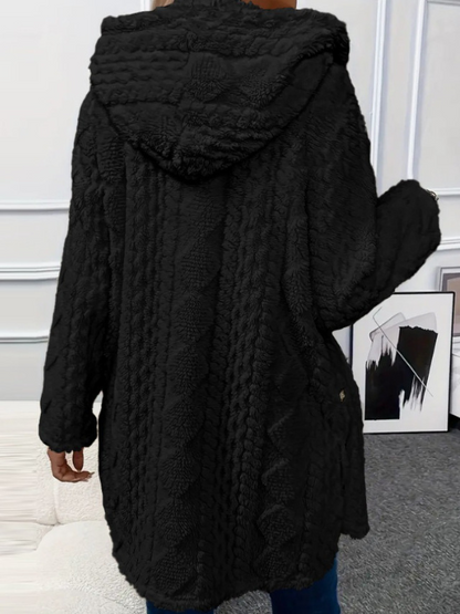Deborah™ Cozy Hooded Cardigan Jacket