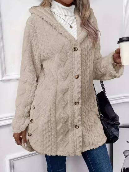 Deborah™ Cozy Hooded Cardigan Jacket