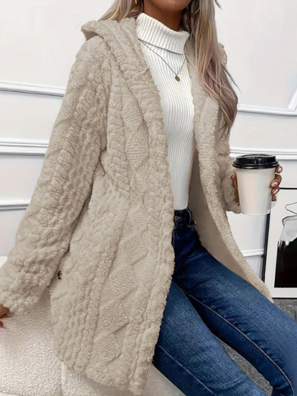 Deborah™ Cozy Hooded Cardigan Jacket