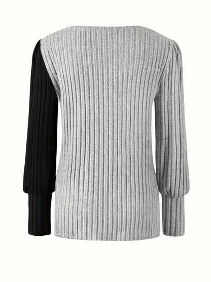 Lauren™ Cozy Button Detail Knit Top