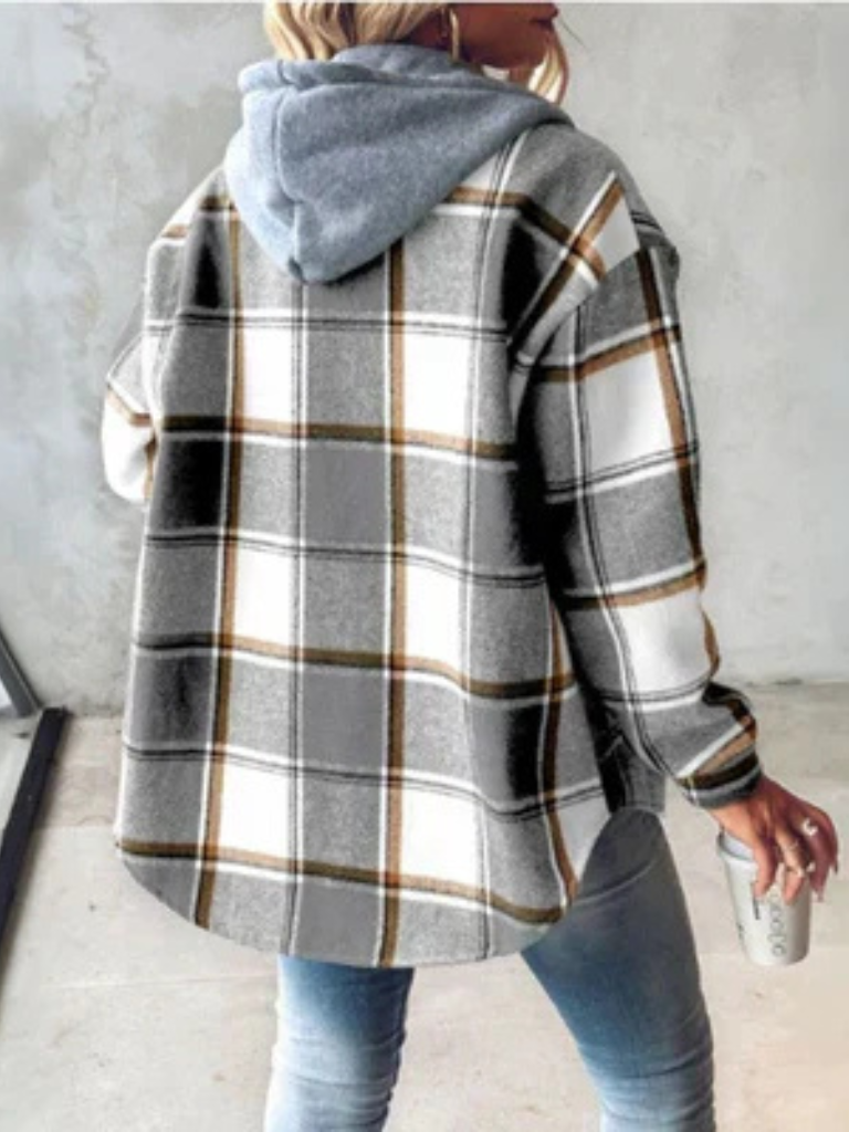 Rowan™ Plaid Hooded Shacket