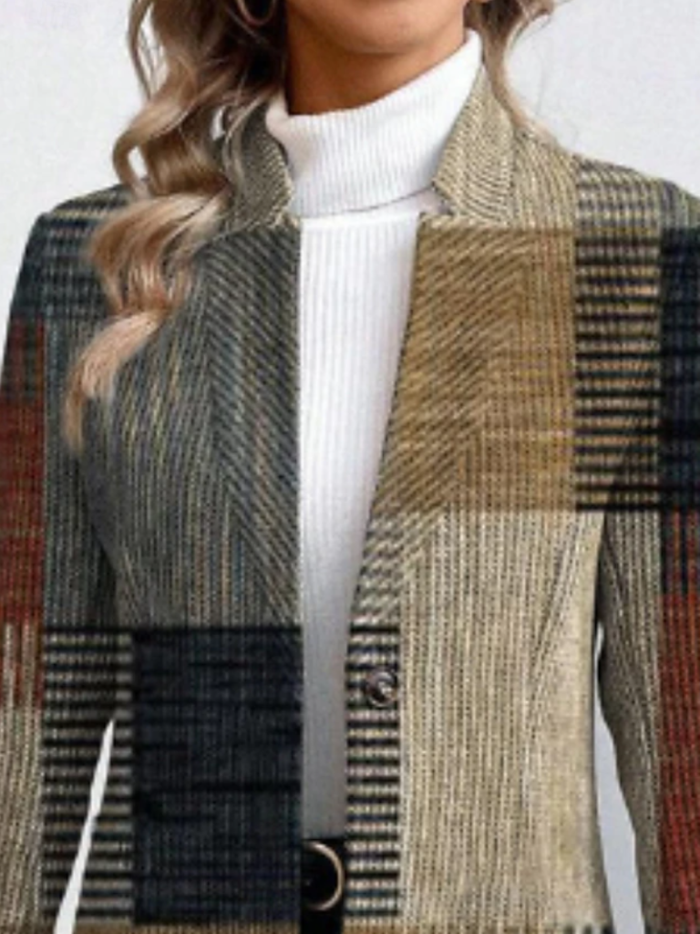 Rosalind™ Plaid Longline Coat