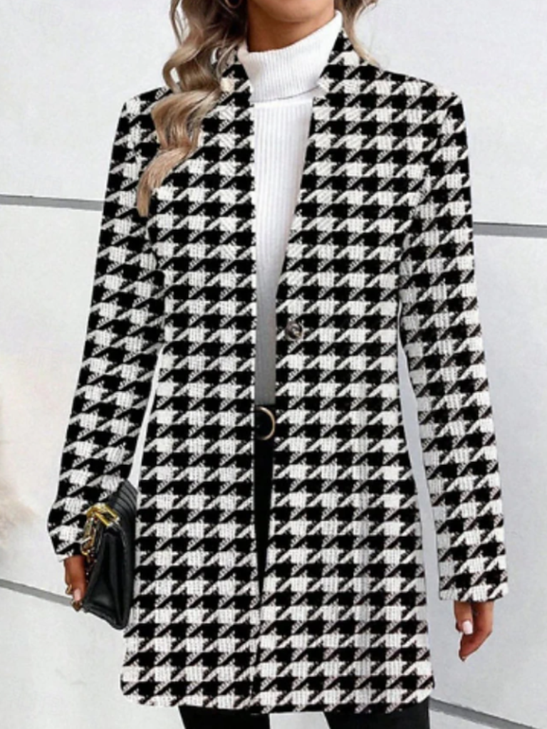 Rosalind™ Plaid Longline Coat