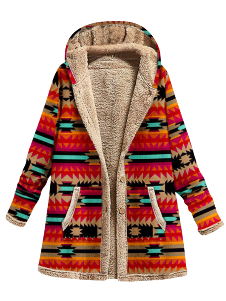 Lorelei™ Cozy Printed Hooded Coat
