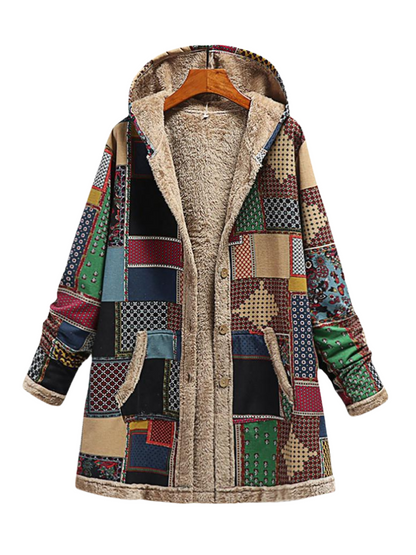 Lorelei™ Cozy Printed Hooded Coat