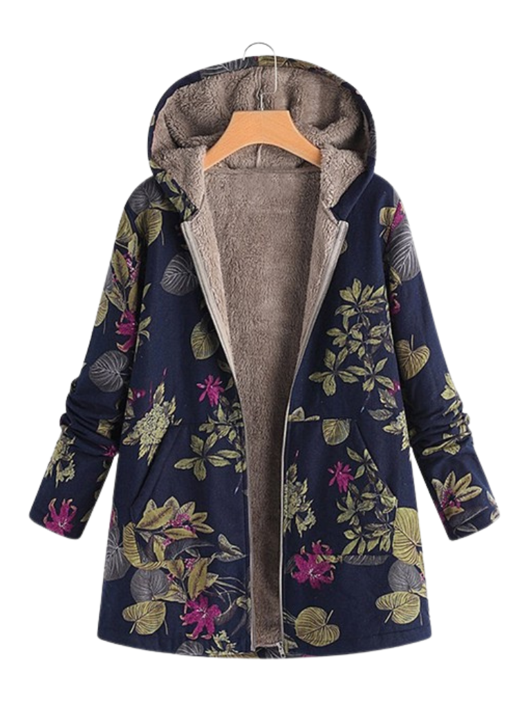 Lorelei™ Cozy Printed Hooded Coat