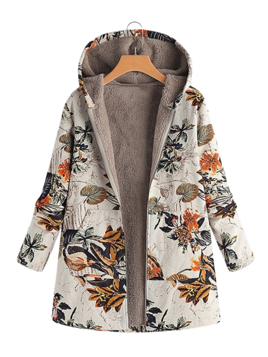 Lorelei™ Cozy Printed Hooded Coat