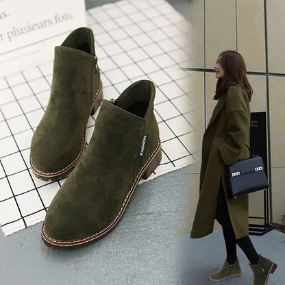 AlmaStep™ – Stilrena and Bekväma Women's Boots with Zipper