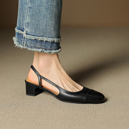 Maribel™ Leather Slingback Pumps