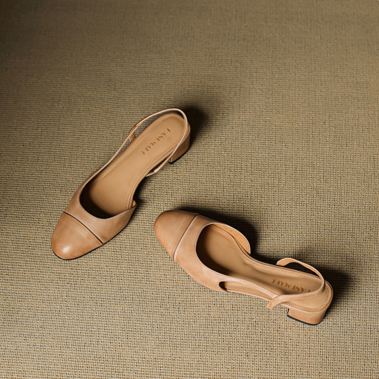 Maribel™ Leather Slingback Pumps