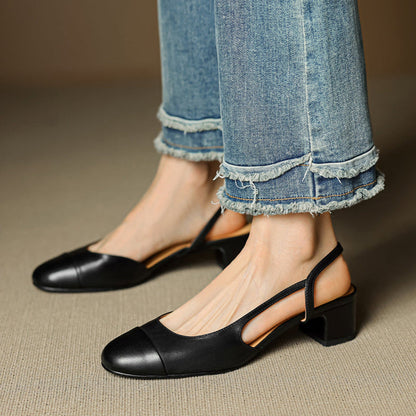 Maribel™ Leather Slingback Pumps