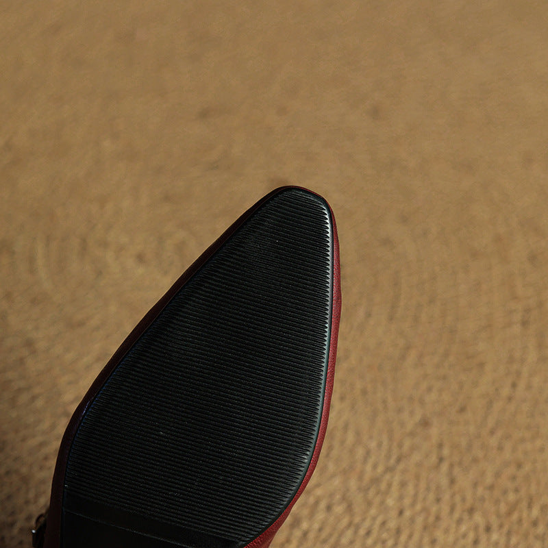 Elodie™ Leather Mary Jane Mules