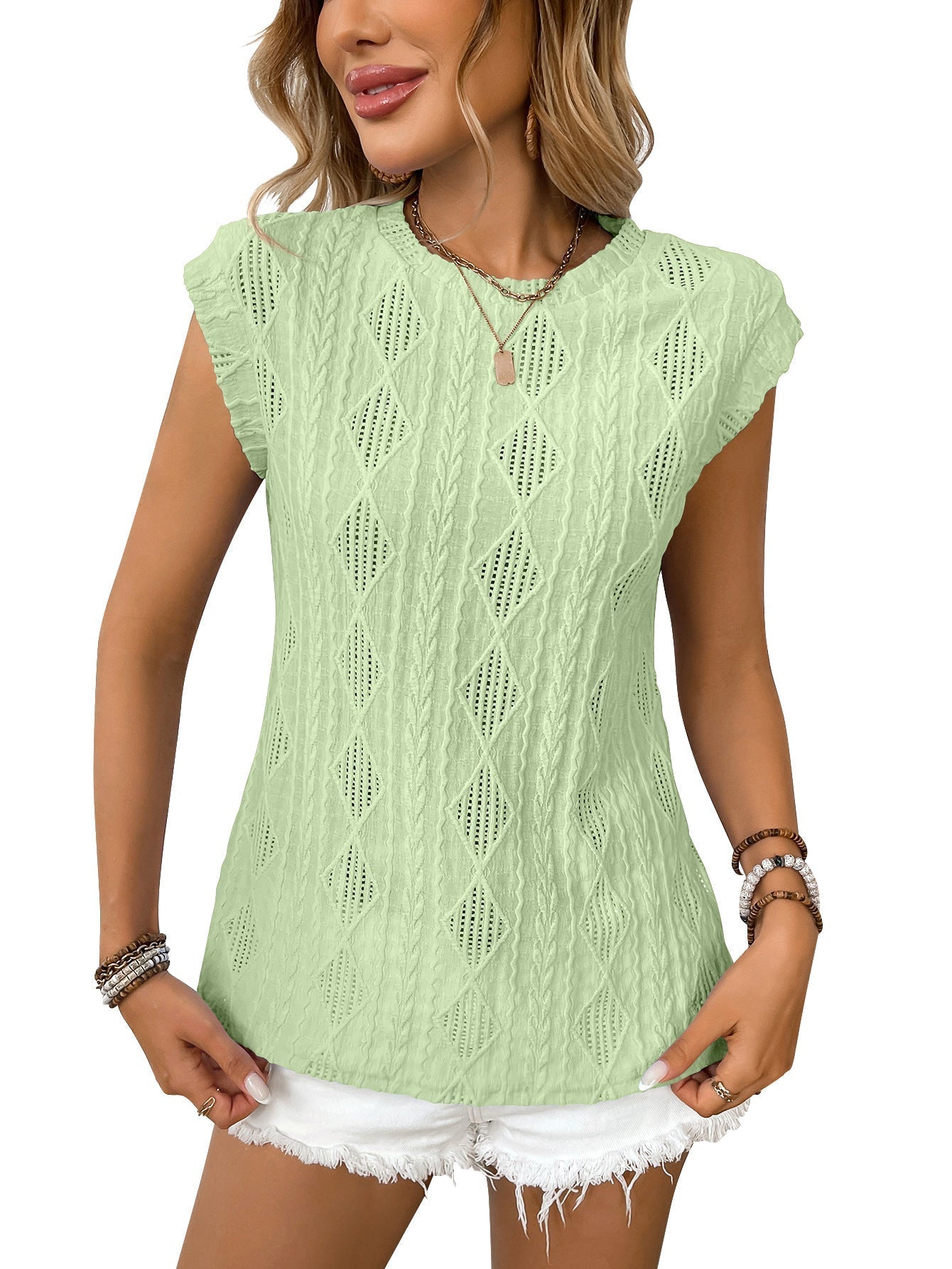 DELICE™ – Lätt, elegant stickad t-shirt