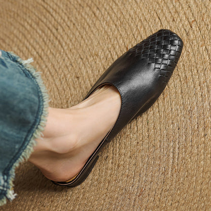 Elowyn™ Woven Leather Mule