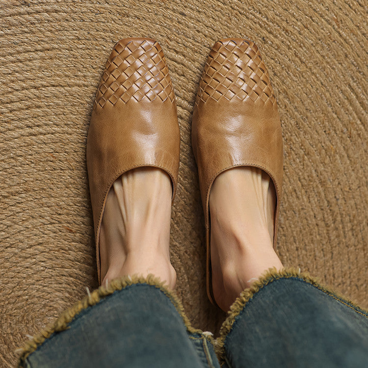 Elowyn™ Woven Leather Mule