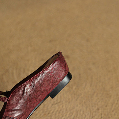 Elodie™ Leather Mary Jane Mules