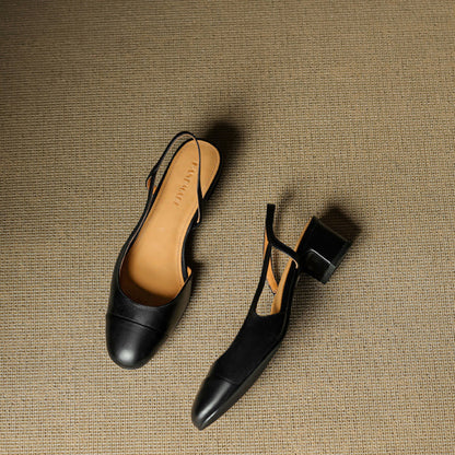 Maribel™ Leather Slingback Pumps