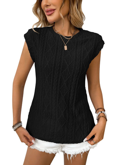 DELICE™ – Lätt, elegant stickad t-shirt