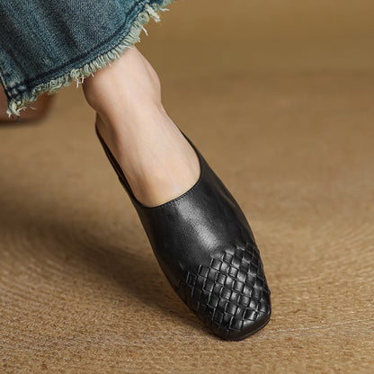 Elowyn™ Woven Leather Mule