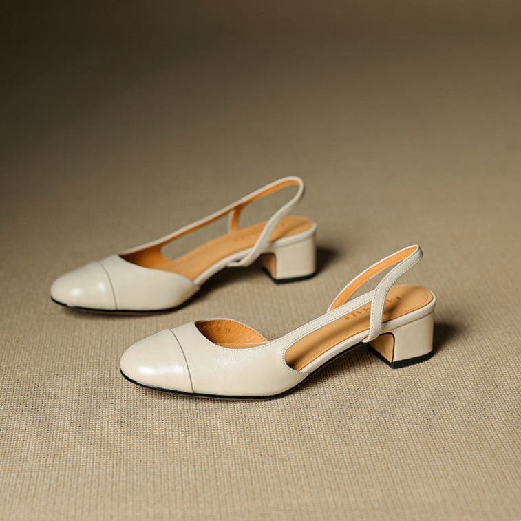 Maribel™ Leather Slingback Pumps