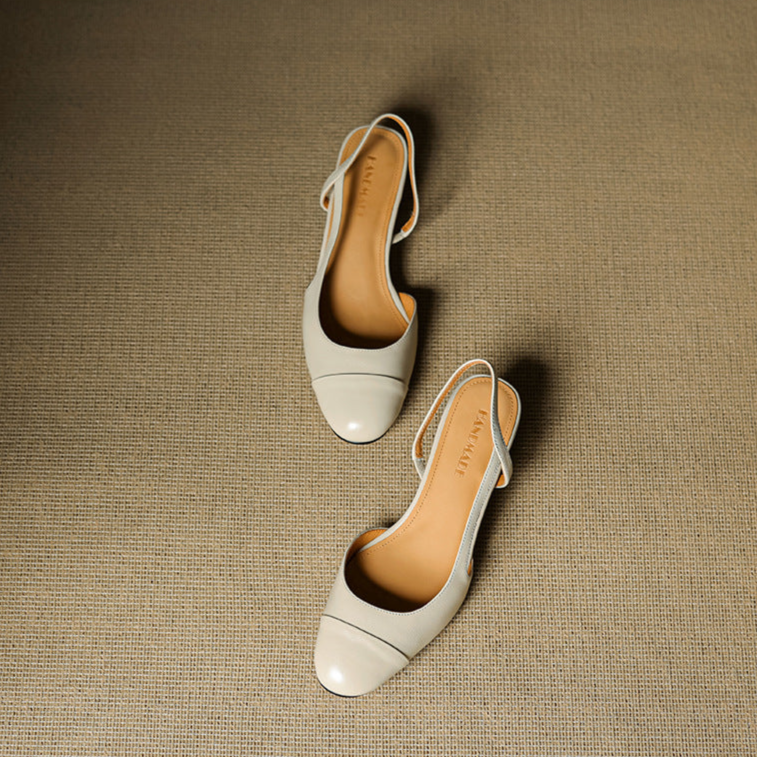 Maribel™ Leather Slingback Pumps