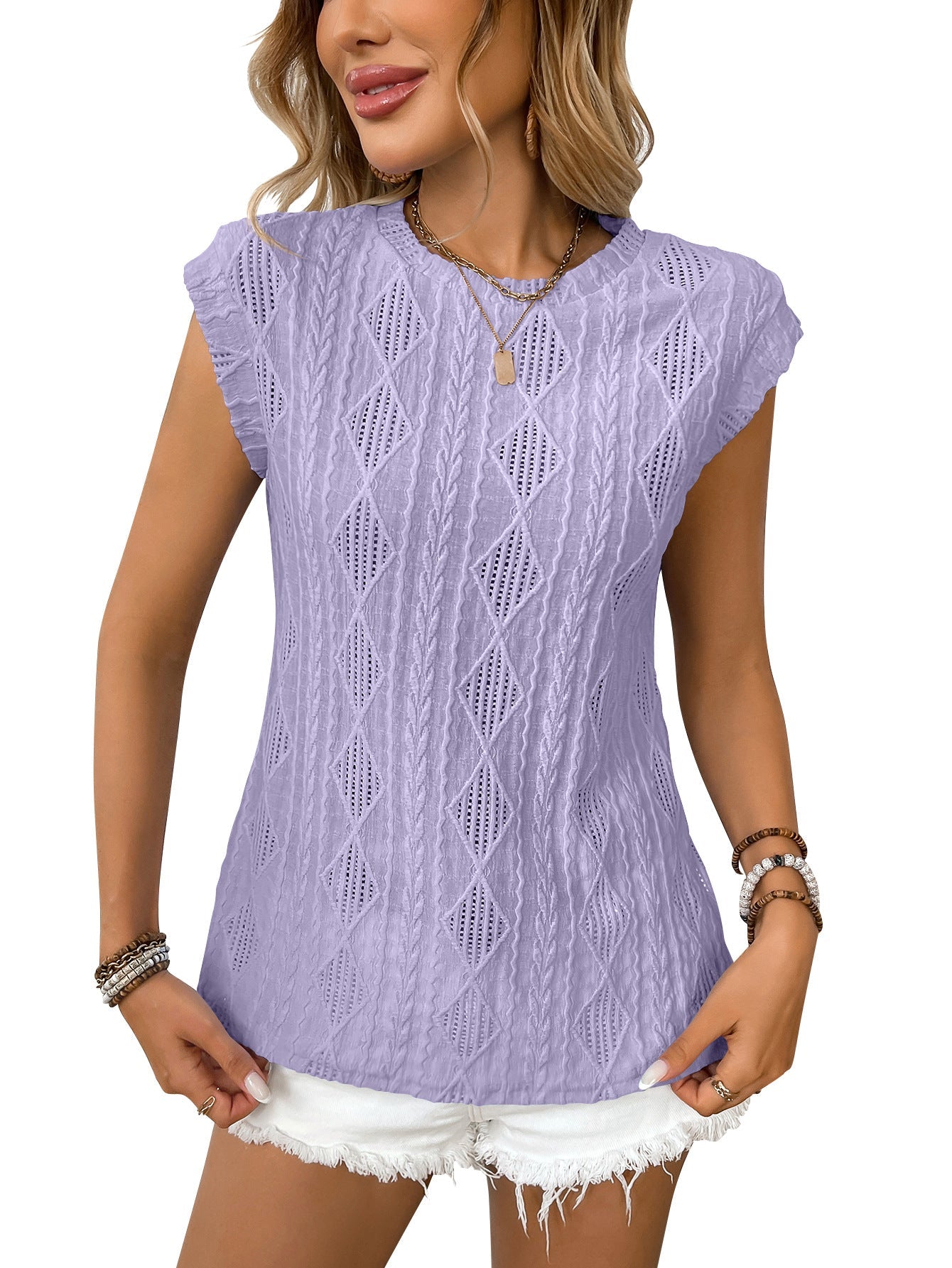 DELICE™ – Lätt, elegant stickad t-shirt
