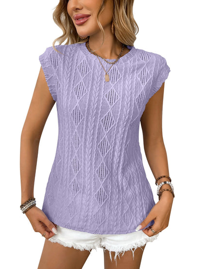 DELICE™ – Lätt, elegant stickad t-shirt