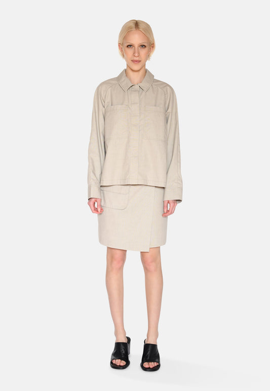Freja™ | Olena overshirt | Brunt ris