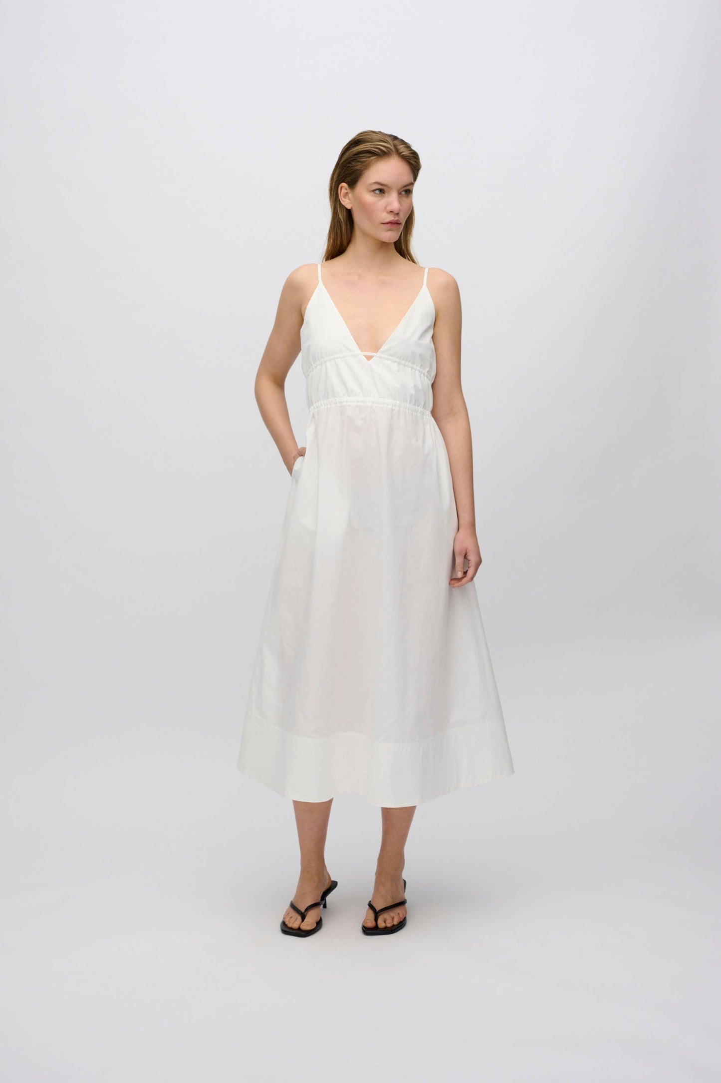 Freja™ | Olivia midi dress | Coco Milk