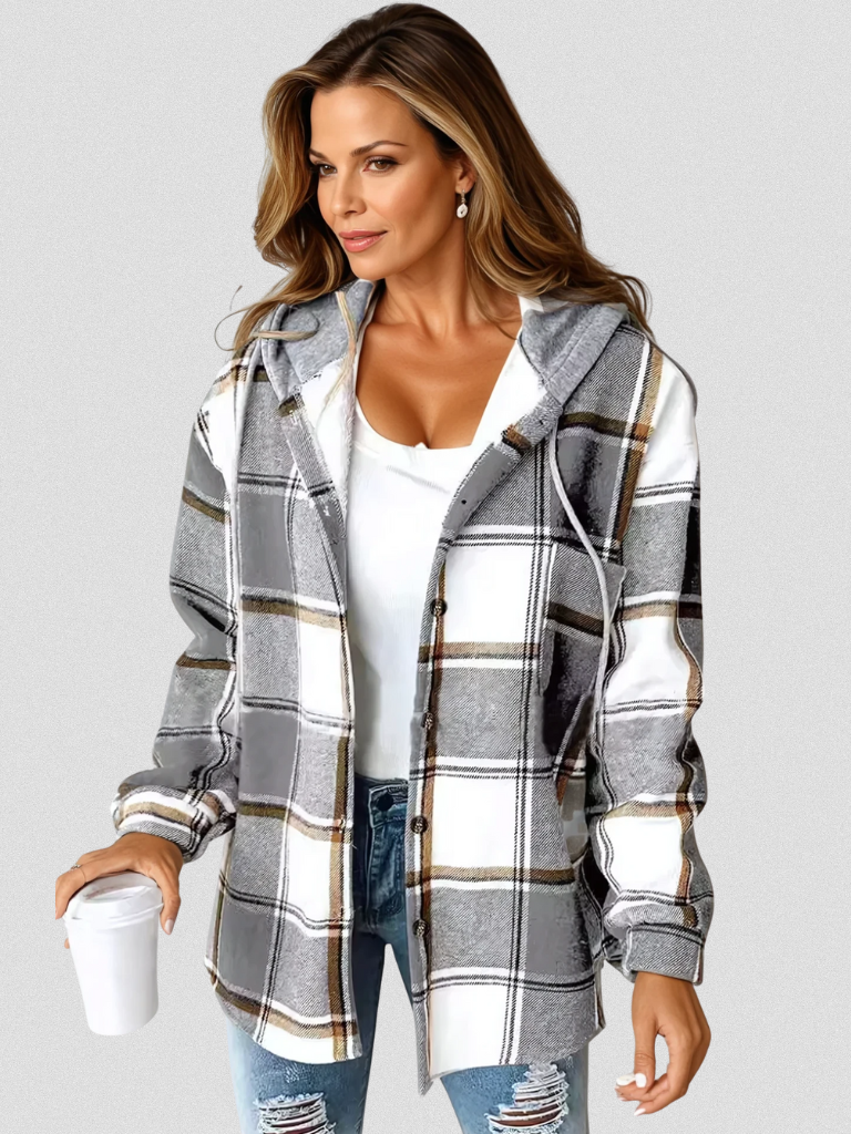 Rowan™ Plaid Hooded Shacket