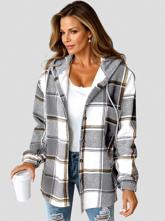 Rowan™ Plaid Hooded Shacket
