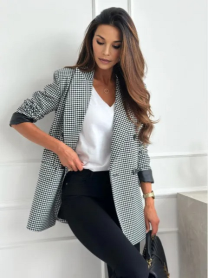 Zephyra™ Houndstooth Power Blazer
